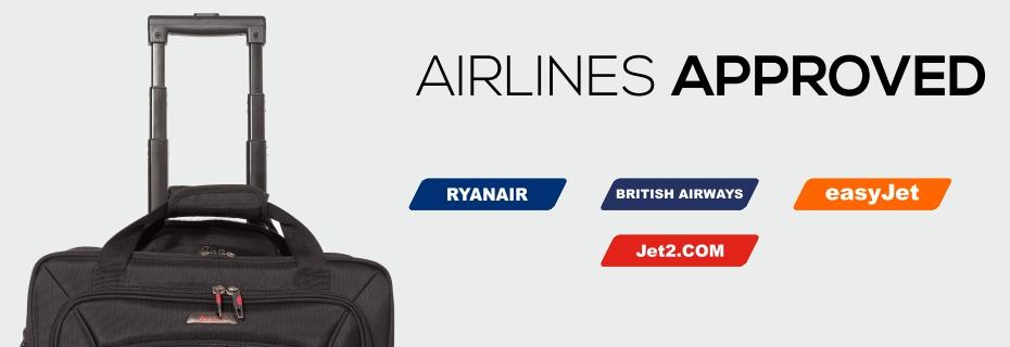 Ryanair EasyJet Under Seat Cabin Bag Case 40x20x25cm Hand Luggage Travel  Holdall