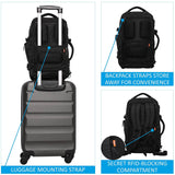 Aerolite (40x25x20cm) Ryanair Maximum Size 3 in 1 Cabin Luggage Approved Flight Backpack