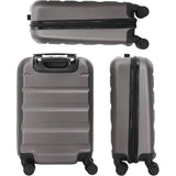 Aerolite 55cm Lightweight Hard Shell 4 Wheel Cabin Suitcase (55x35x20cm) , Approved for Ryanair (Priority), easyJet (plus/flexi), British Airways, Virgin Atlantic, and More