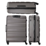 Aerolite 25" (69x50x27cm) Medium Lightweight Hard Shell Checked In Hold Luggage Suitcase with 4 Wheels, 82L Capacity