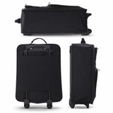 5 Cities Ryanair Priority Max (55x40x20cm) Lightweight Folding Cabin Hand Luggage Trolley, 2 Years Warranty, Black