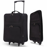 5 Cities Ryanair Priority Max (55x40x20cm) Lightweight Folding Cabin Hand Luggage Trolley, 2 Years Warranty, Black