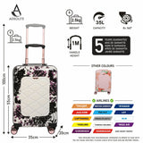 Aerolite (55x35x20cm) Premium Hard Shell Lightweight Hand Cabin Luggage, Approve For Ryanair (Priority Boarding), easyJet, British Airways, Flybe, Lufthansa & Many More!