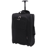 5 Cities 21" (55x35x20cm) Lightweight Cabin Hand Luggage Trolley, Fits Easyjet(Plus/Flexi/Large Cabin), Ryanair (Priority) Cabin Restrictions, 2 Years Of Warranty