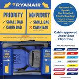 Aerolite MiniMAX 20L Ryanair 40x20x25 Maximum Size Cabin Hand Luggage Under Seat Trolley Backpack Carry On Cabin Hand Luggage Bag with 2 Year Warranty